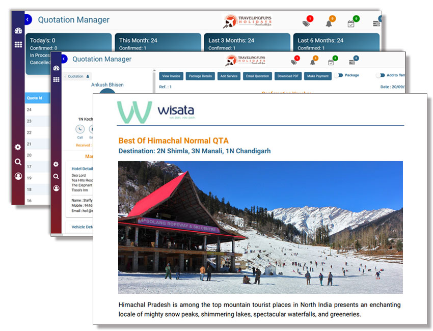 TravServer CRM | Travel Agency quotation/proposal Management